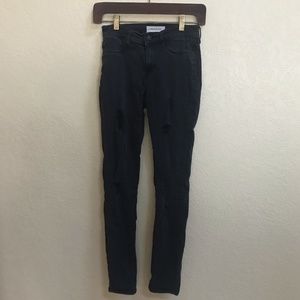 PacSun Black Ripped Jeggings